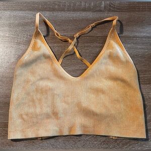 Aerie Real Good Ribbed Bralette Size Large